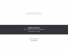 Tablet Screenshot of portergale.com